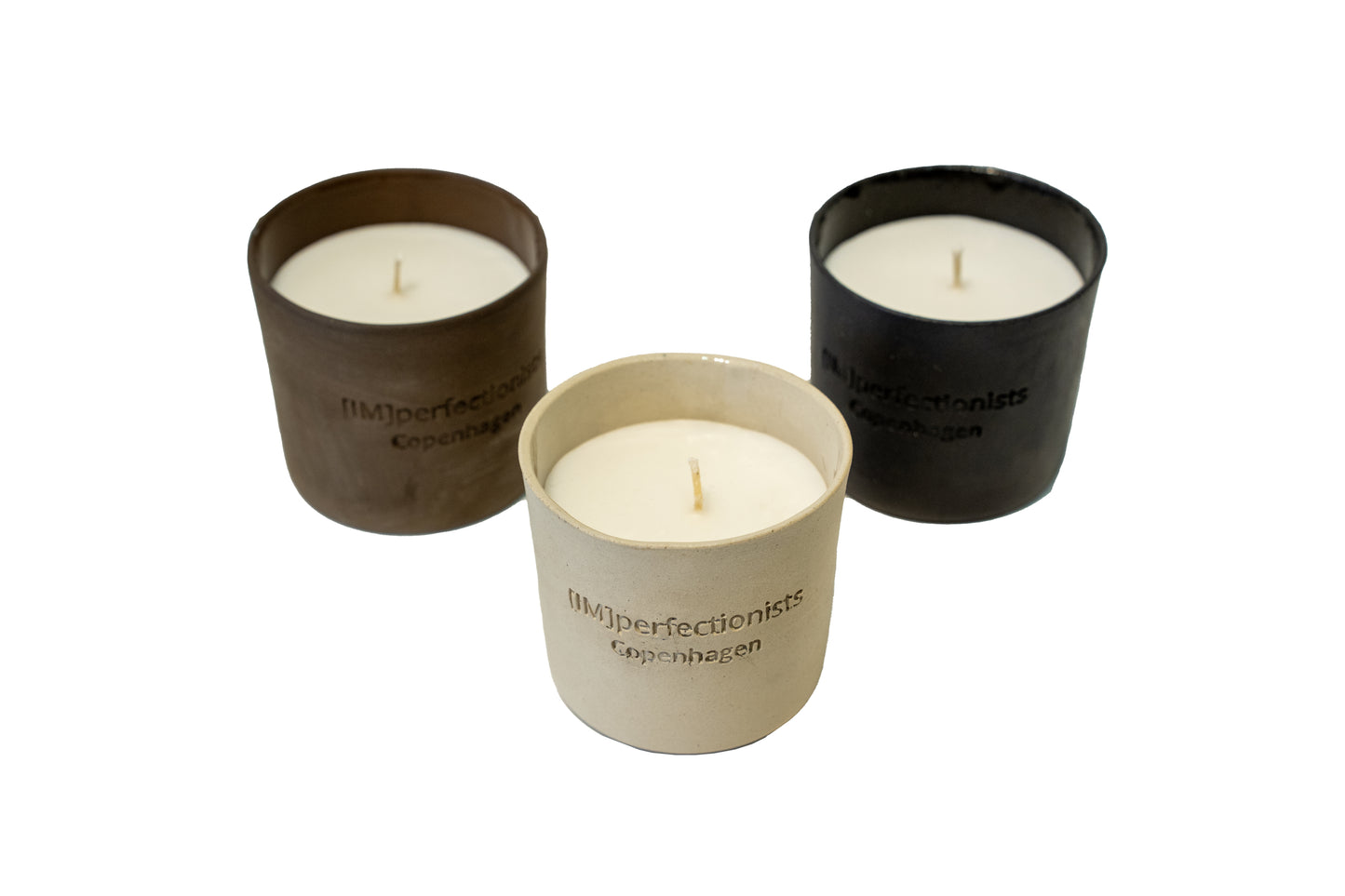 Beige Tiger Ceramic Candle Small – Autumn Sunlight