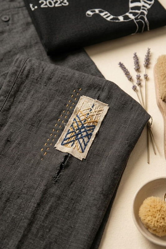 Visible Mending: Beauty in Repaired Clothes