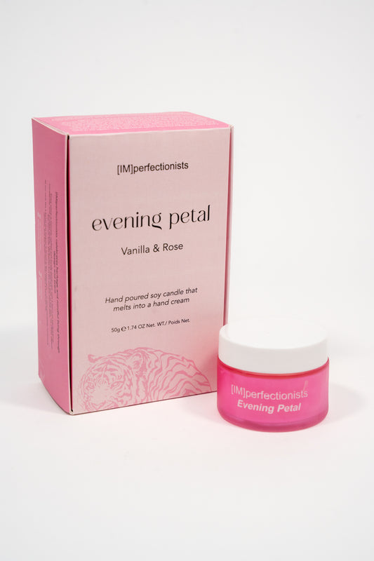 Evening Petal Candle Melts into Hand Cream