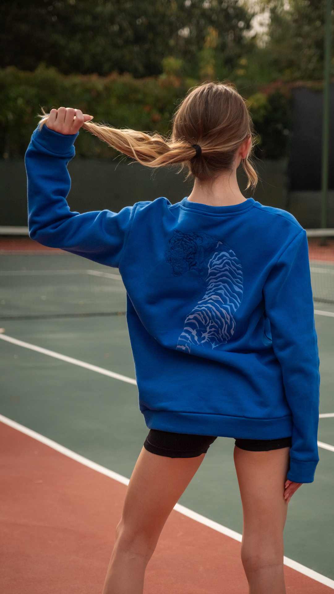 Navy Blue Tiger Sweatshirt