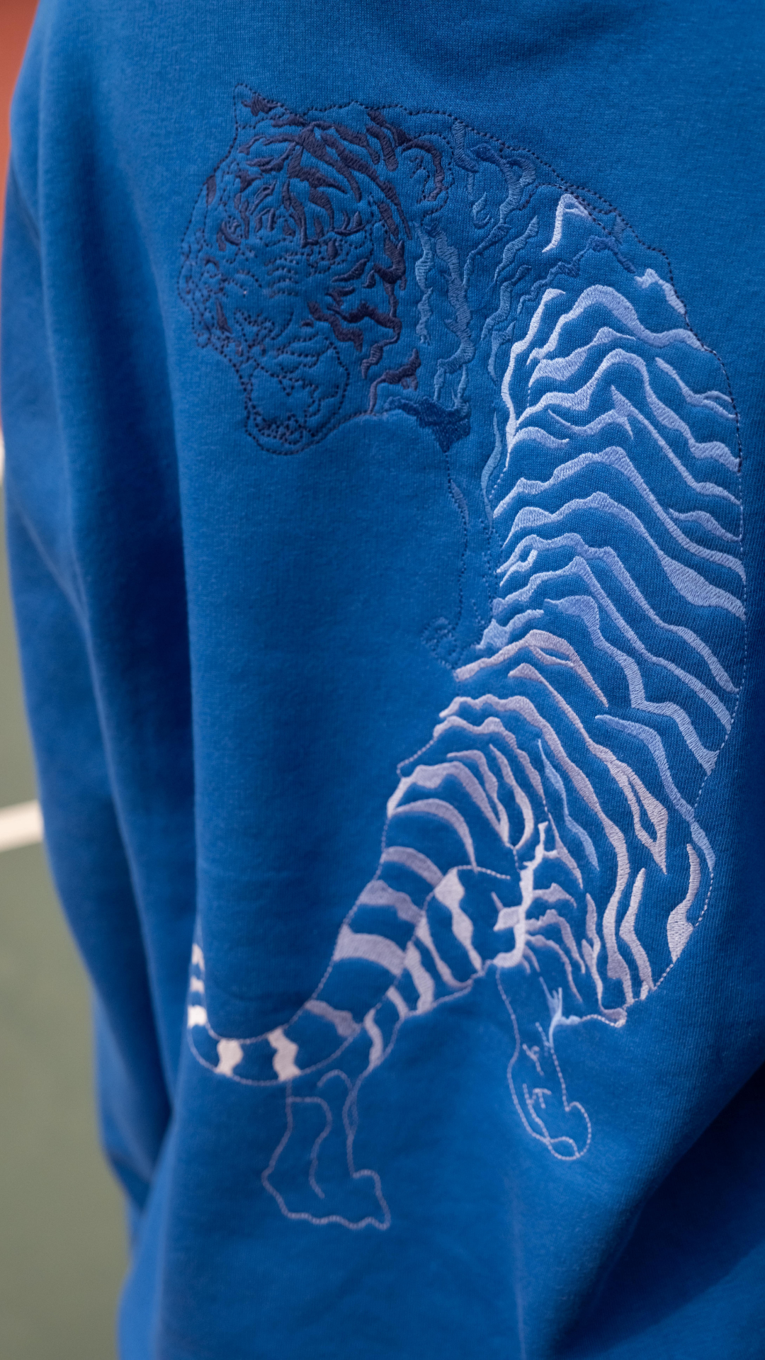 Navy Blue Tiger Sweatshirt