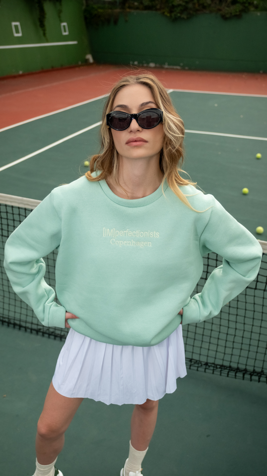 Matcha Green Tiger Sweatshirt